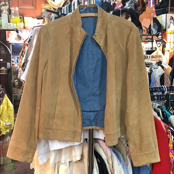 Reversible Leather and Denim Jacket - Picture 2 of 3